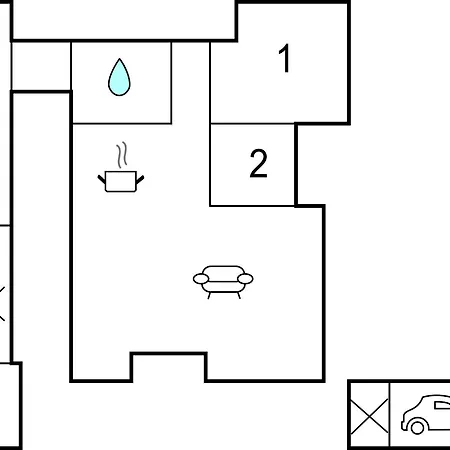 Prázdninový dům 2 Bedroom Awesome In